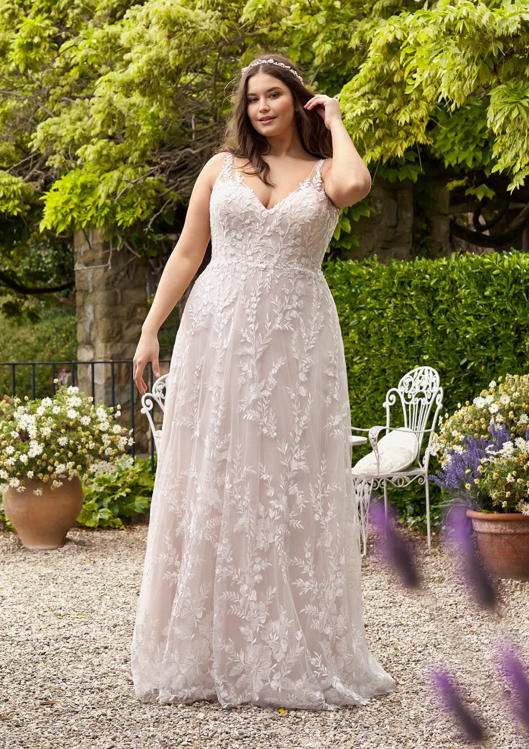 Gra plus size White One