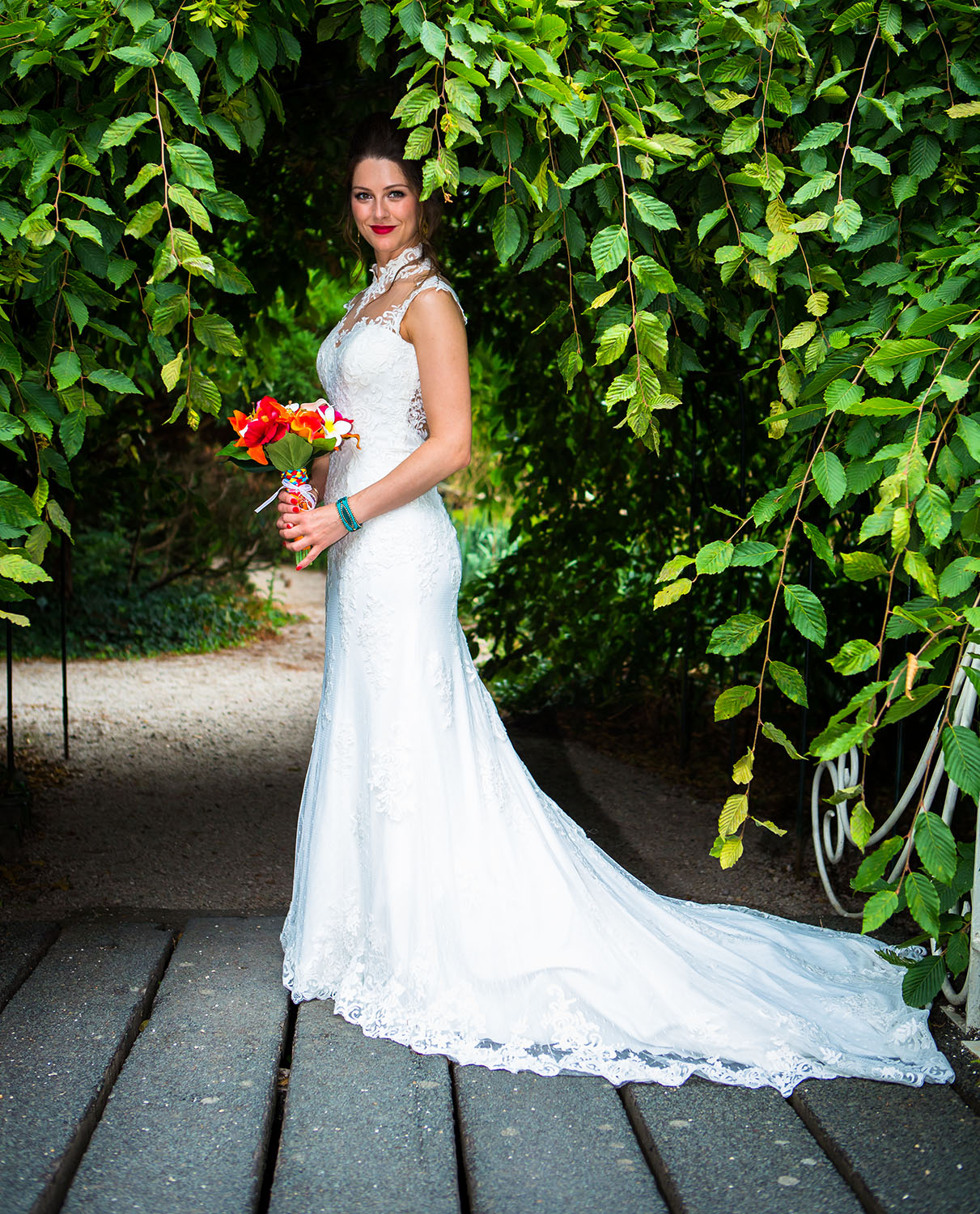 kimberly in maggie sottero bruidsjurk