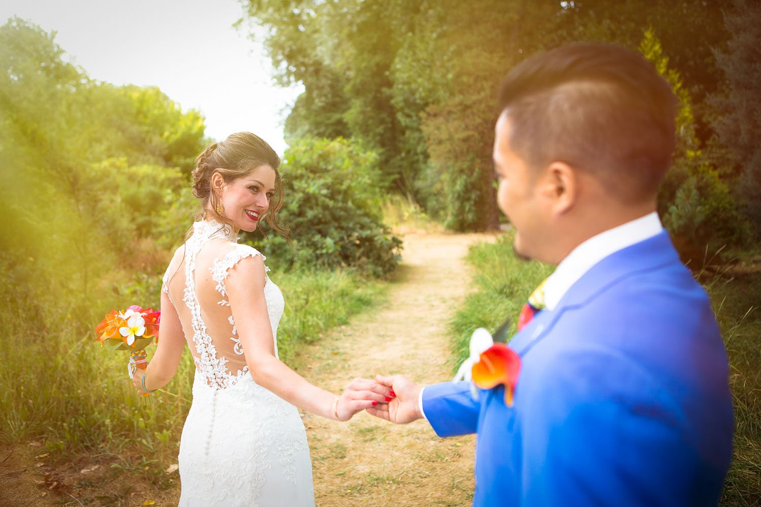 kimbely in pronovias trouwjurk