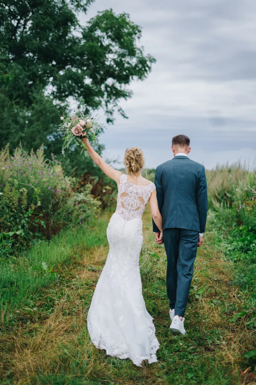 Renske in trouwjurk
