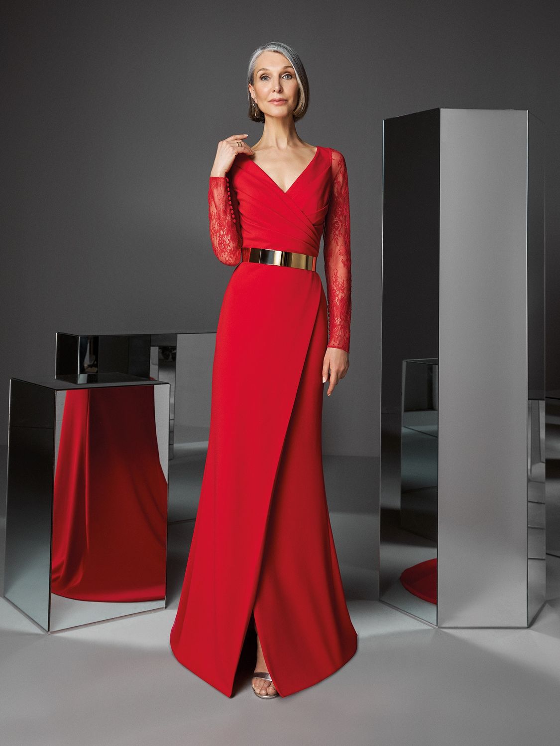 de jurk van de moeder van de bruid